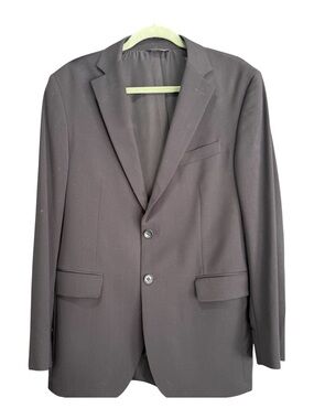 Banana Republic Men's Black Two-Button Suit Jacket